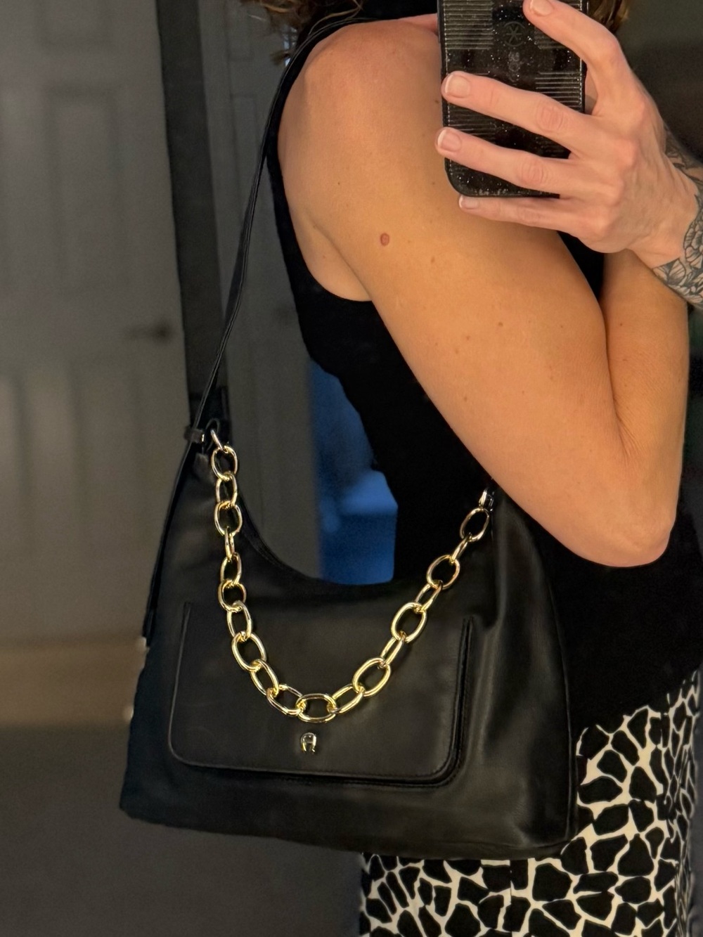 Vintage Etienne Aigner Soft & Supple Cowhide Leather Shoulder Bag // Y2K // Hobo
